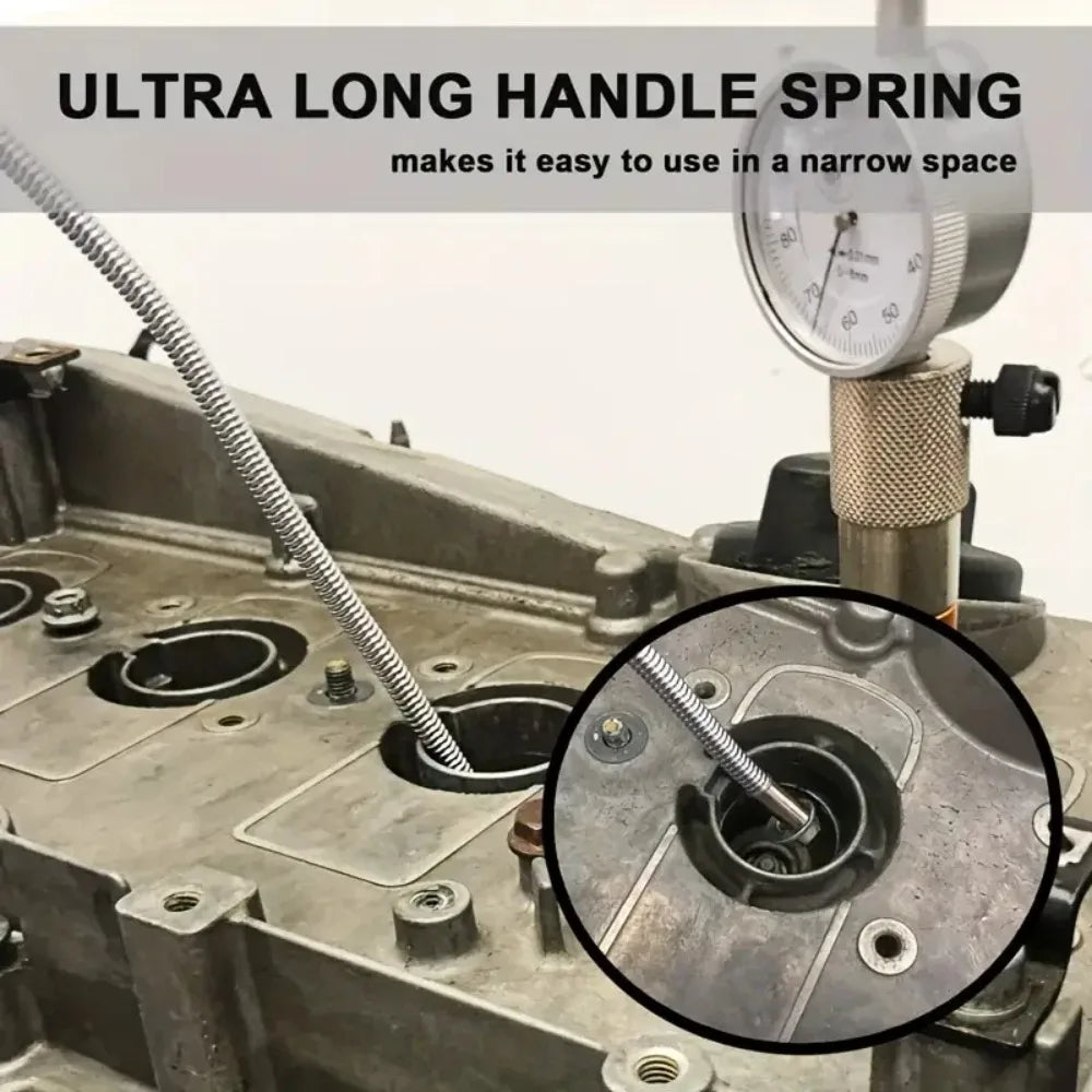 Flexible Magnetic Pickup Tool with Strong Suction Rod - Bendable for Auto Repair/Sink Drain & Multi-Purpose Use