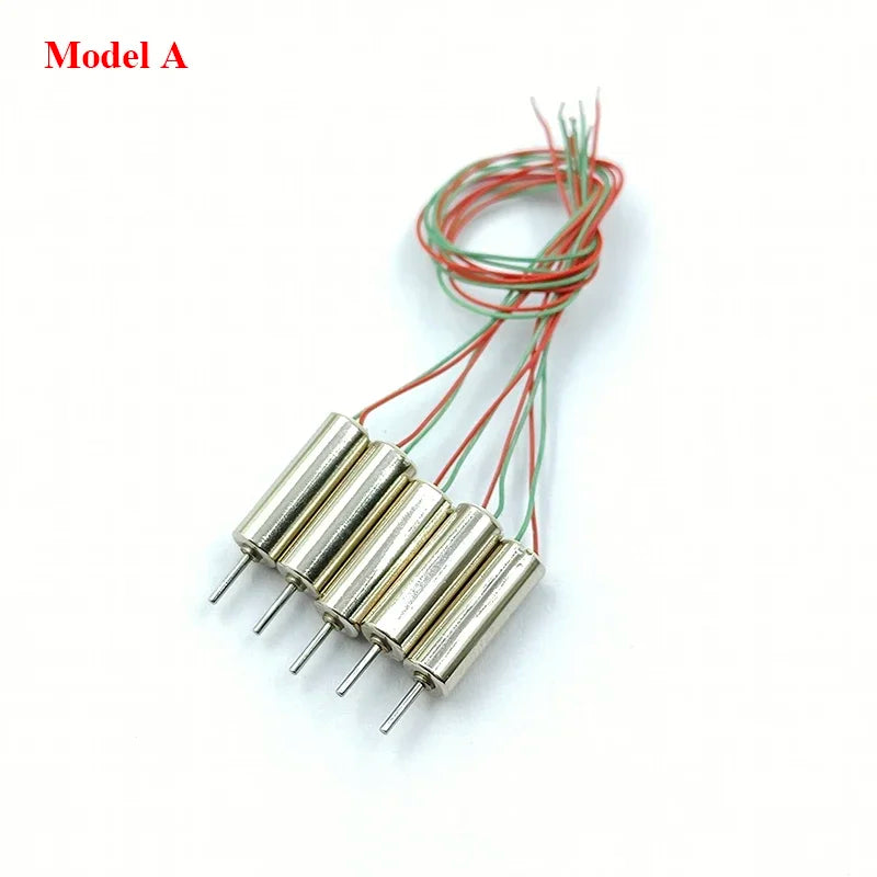 5PCS/Lot 0412 Mini Tiny 4mm*12mm Coreless Motor Micro 412 Hollow Cup Engine DC 3.7V 60000RPM Ultra High-speed Motor DIY RC Drone