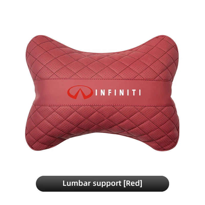 Car Seat Neck Pillow Headrest Lumbar Waist Support Cushion For Infiniti QX55 QX50 QX60 QX80 Q50 Q70L Q60 Q30 Q70 QX70 QX30 FX37
