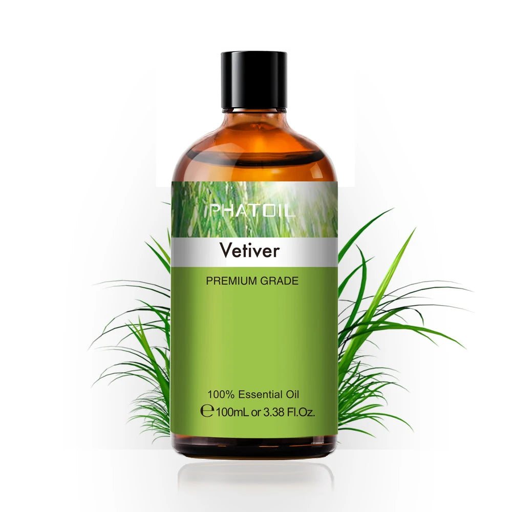 100ml Pure Essential Oil for Diffusers — Aromatherapy (Lavender, Rose, Peppermint & More)