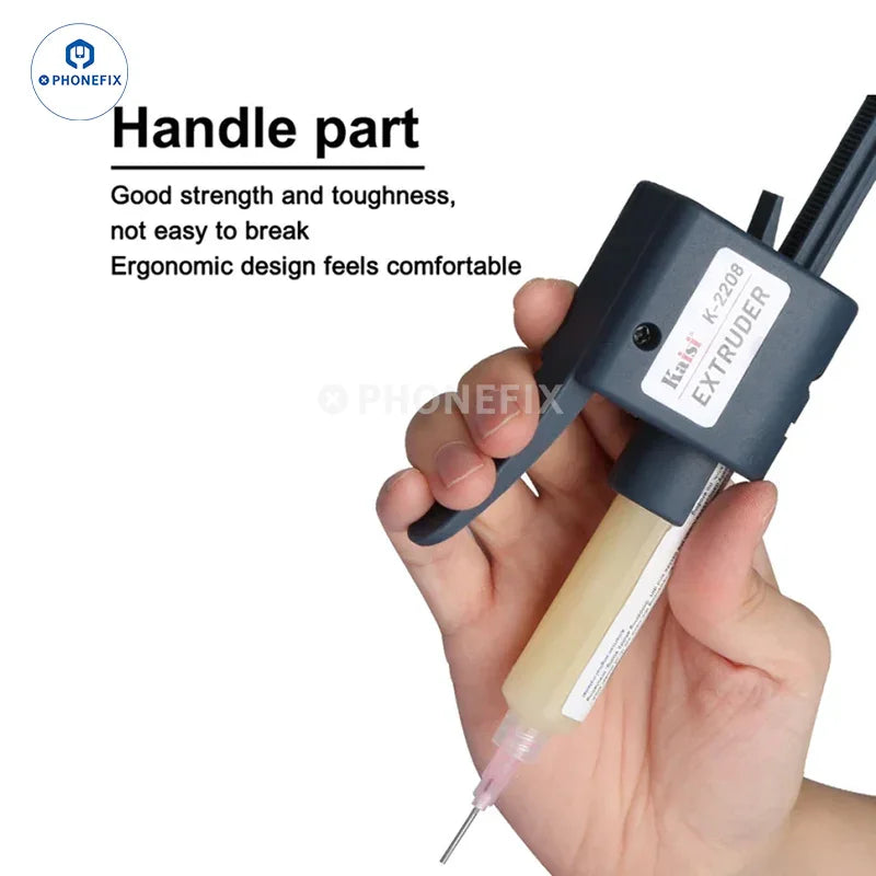 Kaisi K-2208 Universal Solder Paste Extruder Booster Manual Extruder Labor-saving Glue Gun Phone Welding Oil Flux Putter Tool