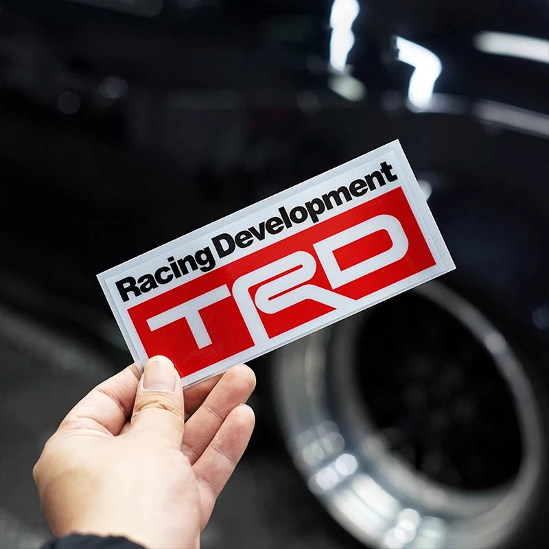 Suitable for Toyota TRD car reflective sticker body decoration sticker waterproof sunscreen scratches shielding sticker