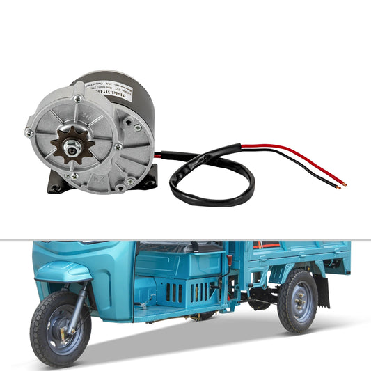 250W 12V Gear Reduction Electric Motor Electric Bicycle Brushed Motor Reductor Brushed DC Motor 2750RPM
