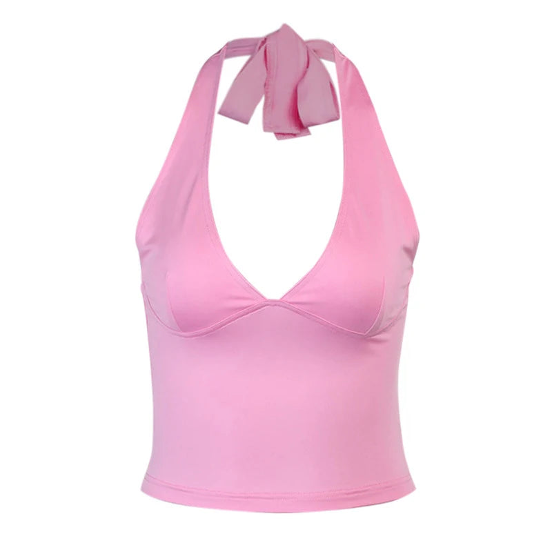 Sexy Off-Shoulder Sleeveless Crop Top – Backless Club & Party Tank Top for Women | S-L, 4 Colors
