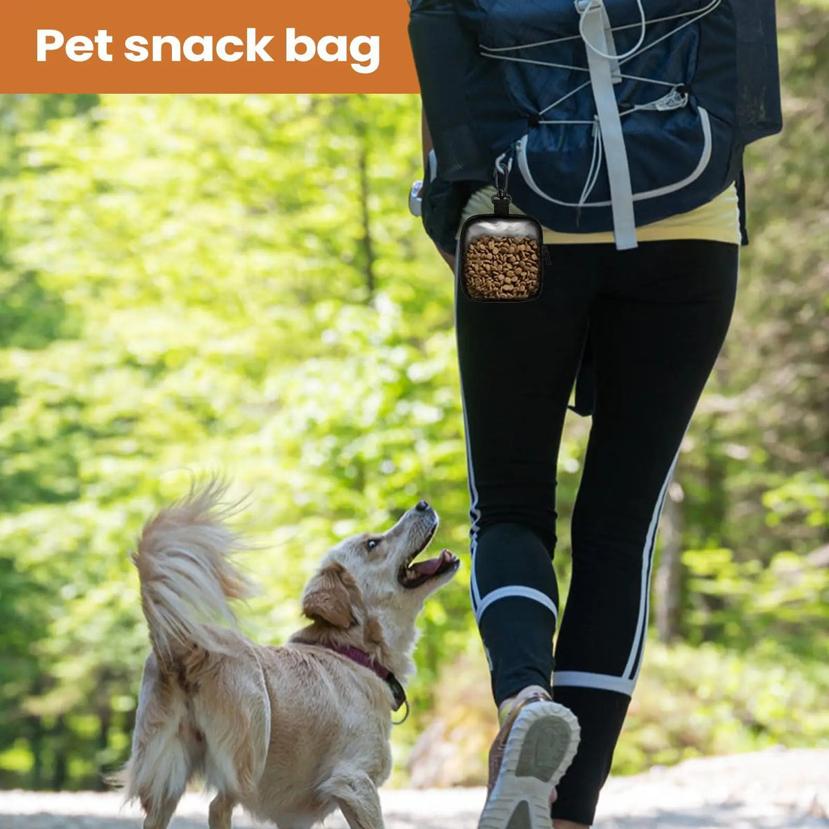 Portable Dog Treat & Food Pouch - Walking & Camping – photo 5