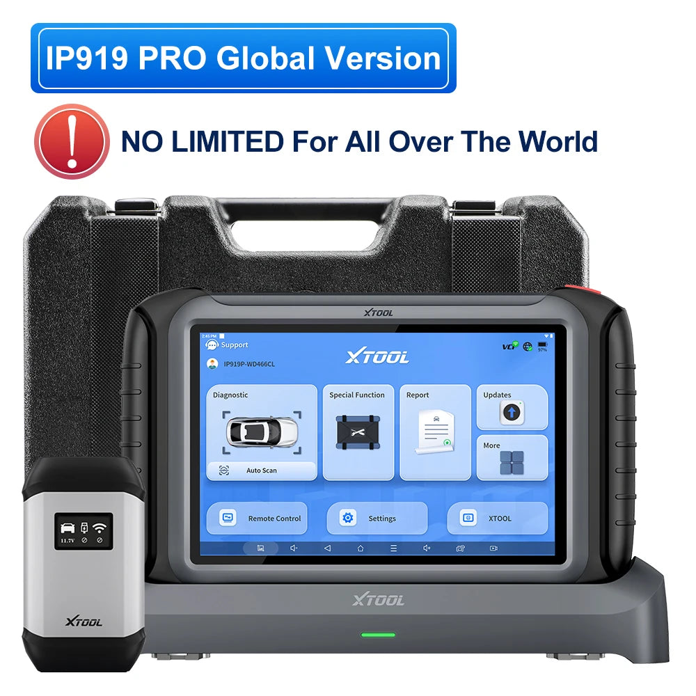 XTOOL IP919 PRO IP919PRO Car Diagnostic Tools Automatic Scanner ECU Coding Programming 51 Service CANFD DOIP Topology DOIP FCA