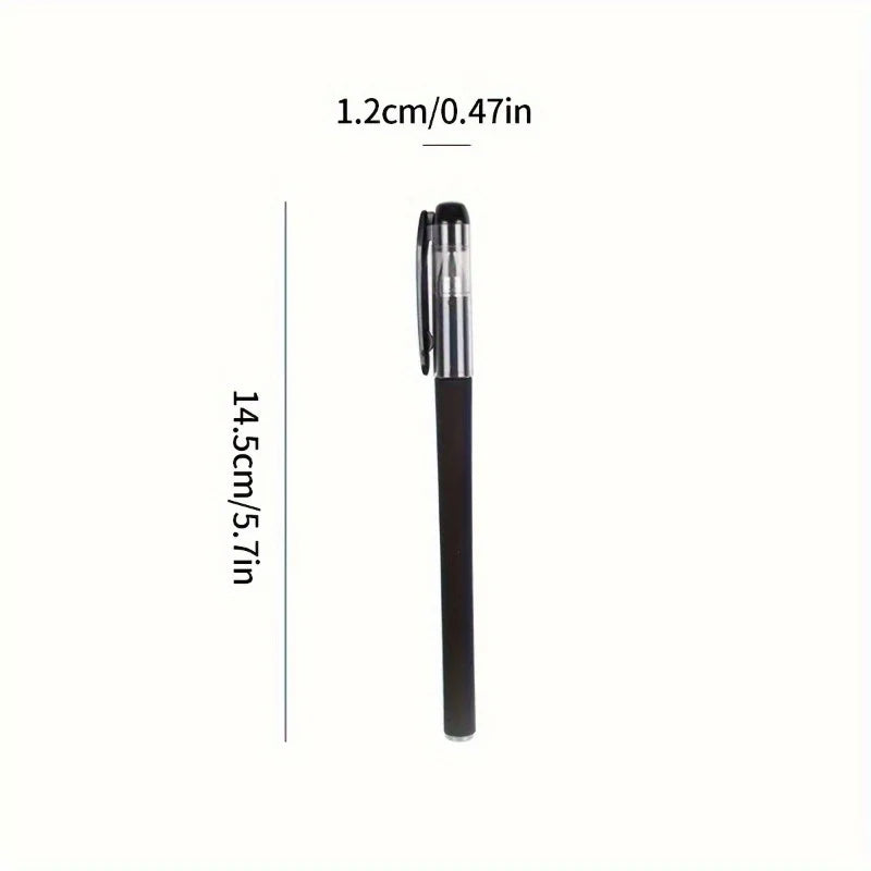 5/10/20pcs Quick-Drying Gel Pens, 0.5mm Fine Tip, Black Ink - Ideal Choice for Office and School clea For school office use only