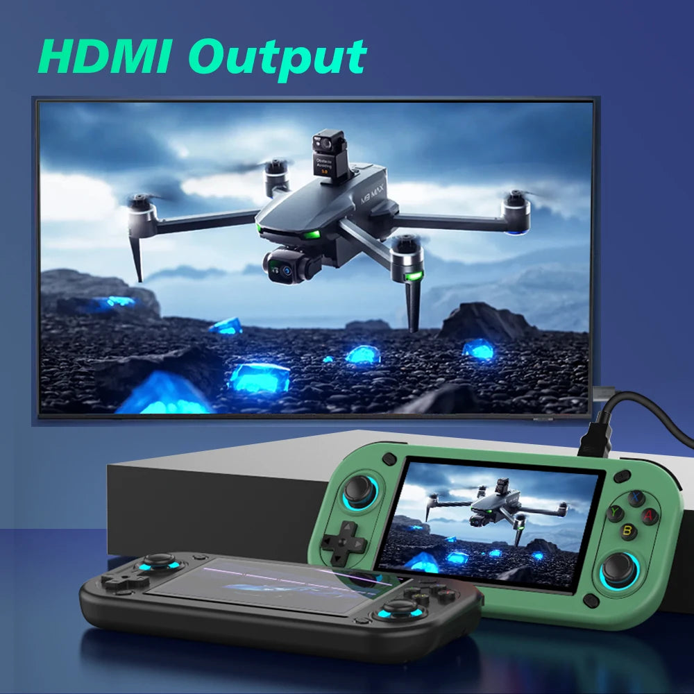 FUNKIDDY R43S Retro Handheld Video Game Console Open Source Linux System 4.3Inch IPS Screen Portable Pocket Video Gaming Player