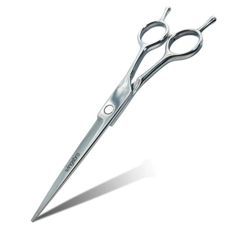 7-Inch Curved Pet Grooming Scissors - Left & Right Hand