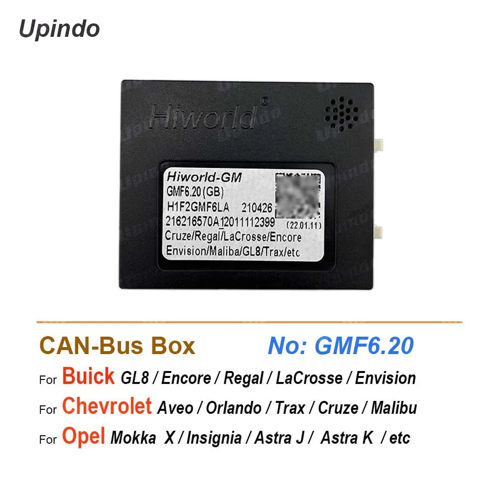 Android Radio CANbus Decoder Adapter — Chevrolet & Buick / Opel Applications