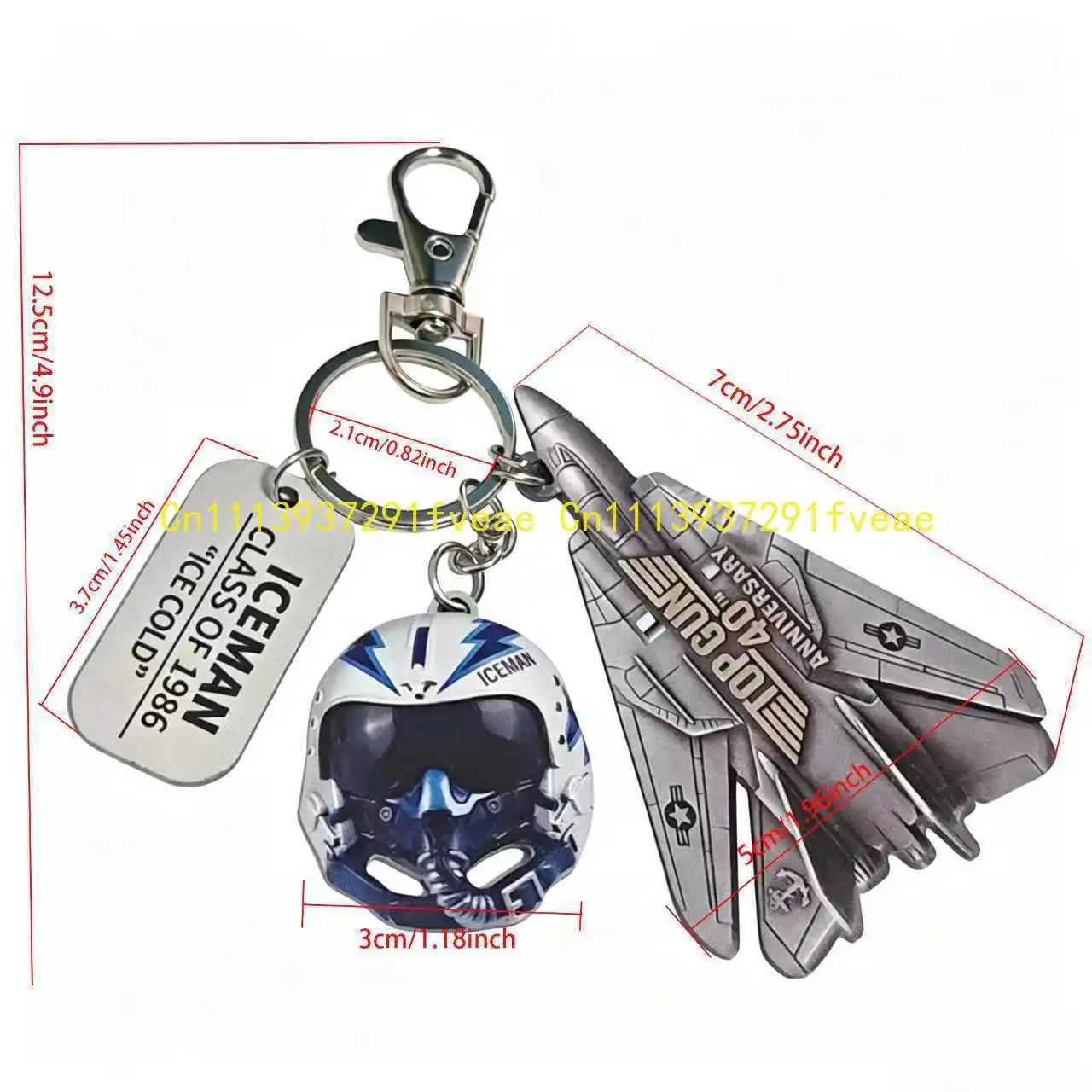 Top Gun 40th Anniversary Keychain,Top Gun 40th Anniversary Keychain Pilot Duck 2026 Movie Inspired Collectible Gift