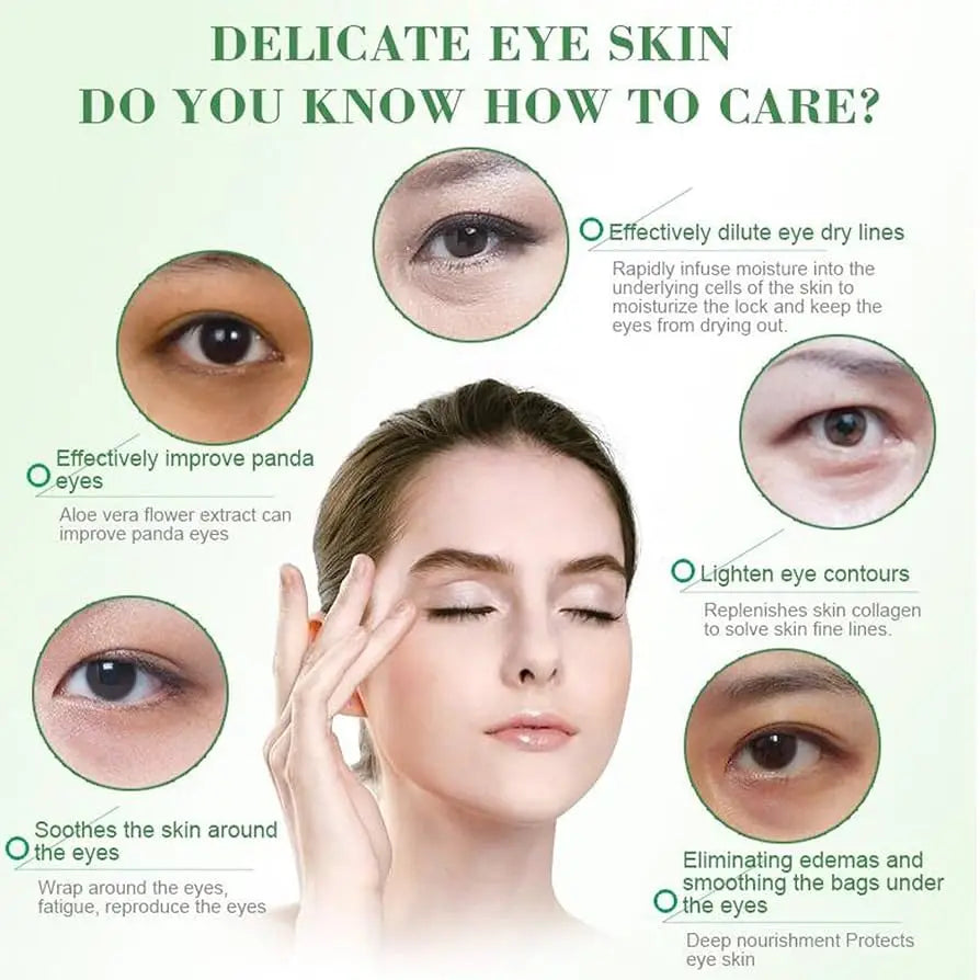 Fat Granules Remover Eye Cream Effective Remove Fat Granules Puffiness Anti-Particles Milia Remover Product Repair Eye Skin Care