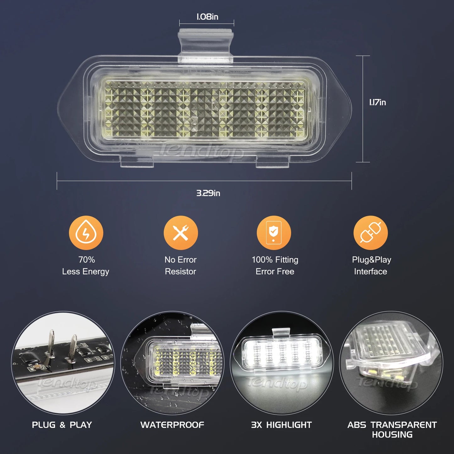 LED Under-Mirror Puddle & Signal Lights — Chevrolet Silverado 1500, Avalanche & GMC Sierra / Cadillac Escalade