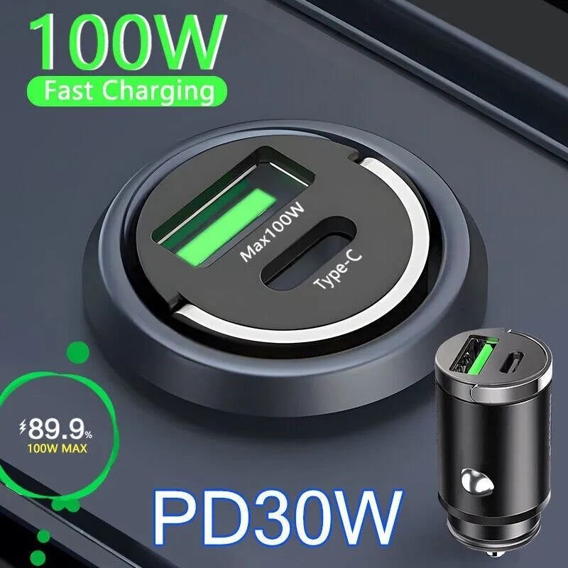 MMAlto 2-Port USB Super Fast Car Charger Adapter – Universal Dual USB Rapid Charging for iPhone, Samsung, Android & All Cell Phones