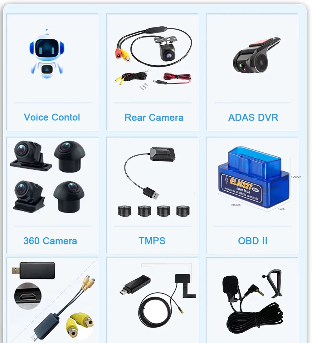 Car Radio Android 15 For Chevrolet Silverado GMC Sierra 2014 2015 2016 2017 2018 5G WIFI Viedo Player DSP Wireless RDS QLED IPS
