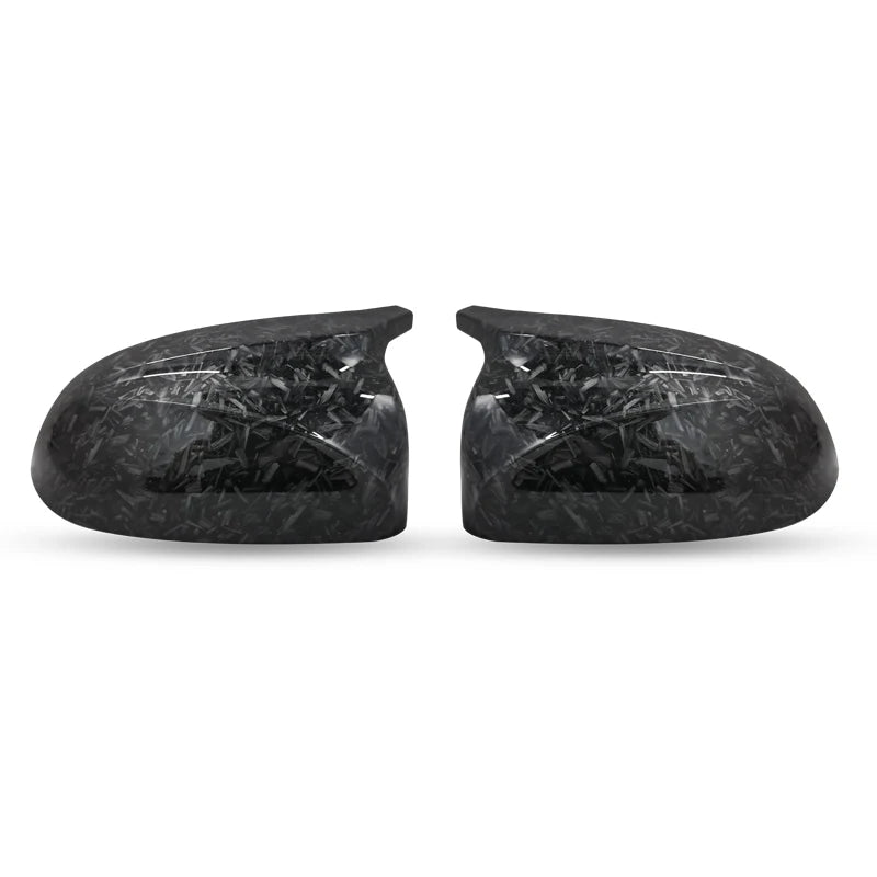 2Pcs Glossy Black carbon pattern Rear Side View Mirror Covers Shell Replacement For BMW X3 G01 ix3 X4 G02 X5 G05 X6 G06 X7 G07