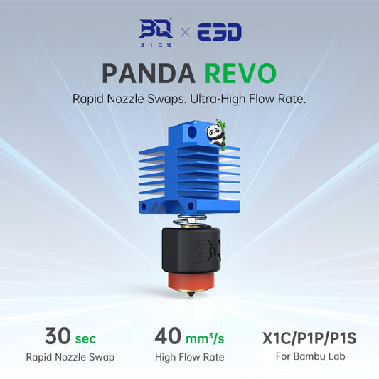 BIGTREETECH Panda revo P1 X1 Hotend E3D Brass V6 Nozzle High Flow 60W ceramic heater Compatible original Bambu P1 X1C 3D Printer