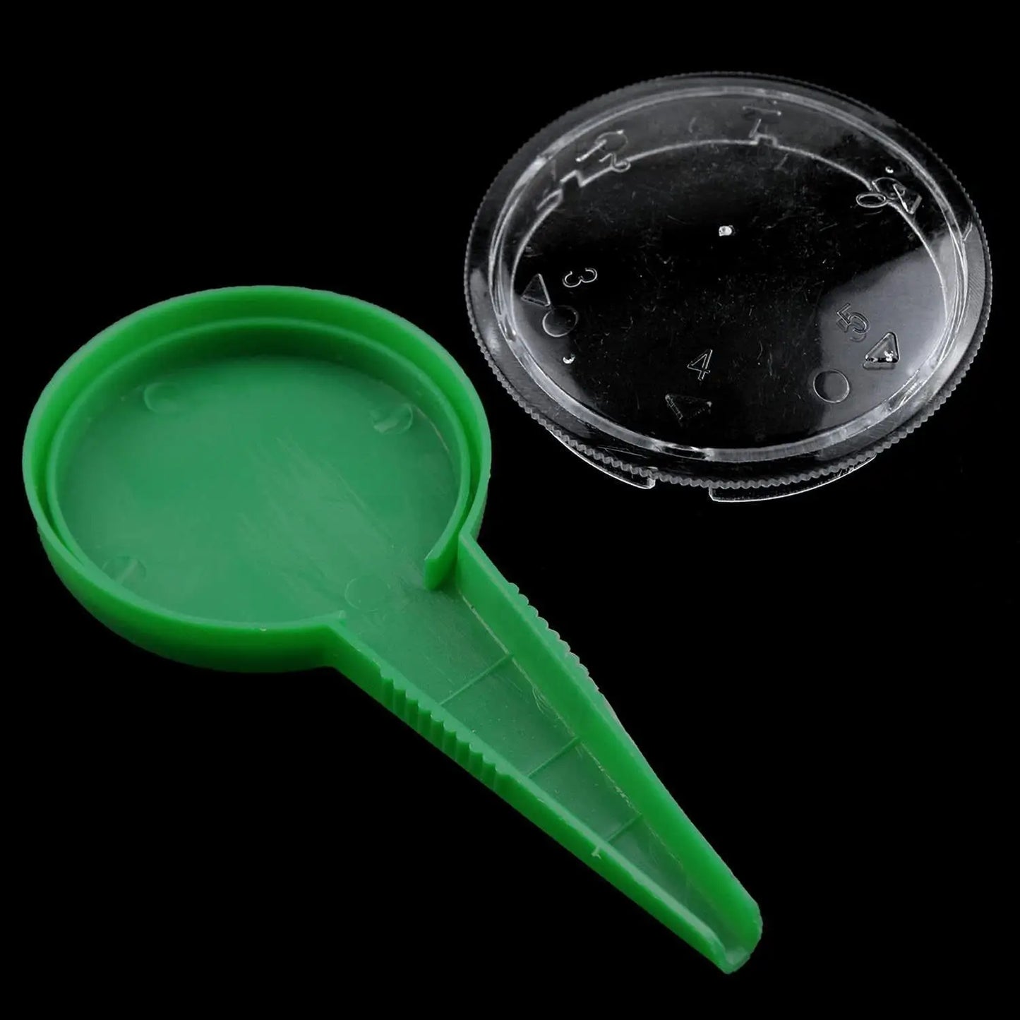 1pc Handheld Garden Hole Puncher Clear Scale Planting Tools Lightweight Digging Hole Tool Sowing Seeds Dispenser For Hole Diggin