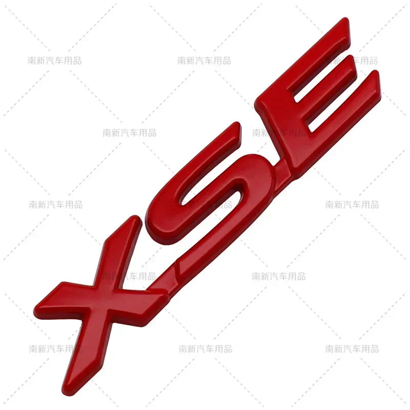 3D Metal XSE XLE SE LE Letters Rear Trunk Emblem Badge Car Sticker For Toyota CAMERY YARIS RAV4 COROLLA EX CROWN Accessories