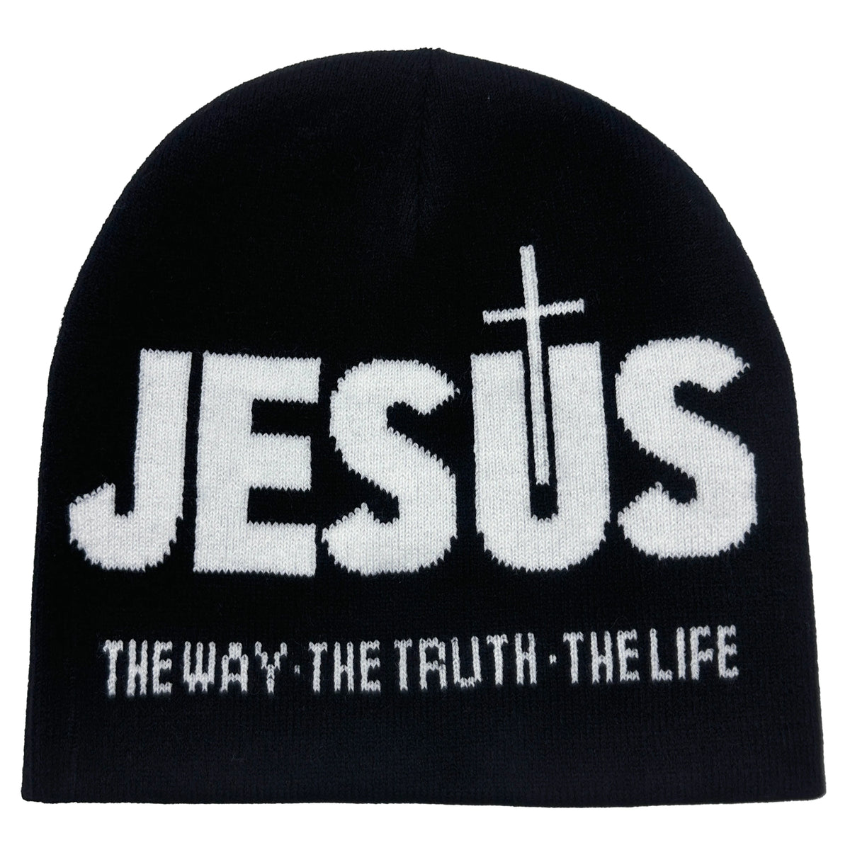 Jesus Letter Jacquard Knit Beanie, Unisex