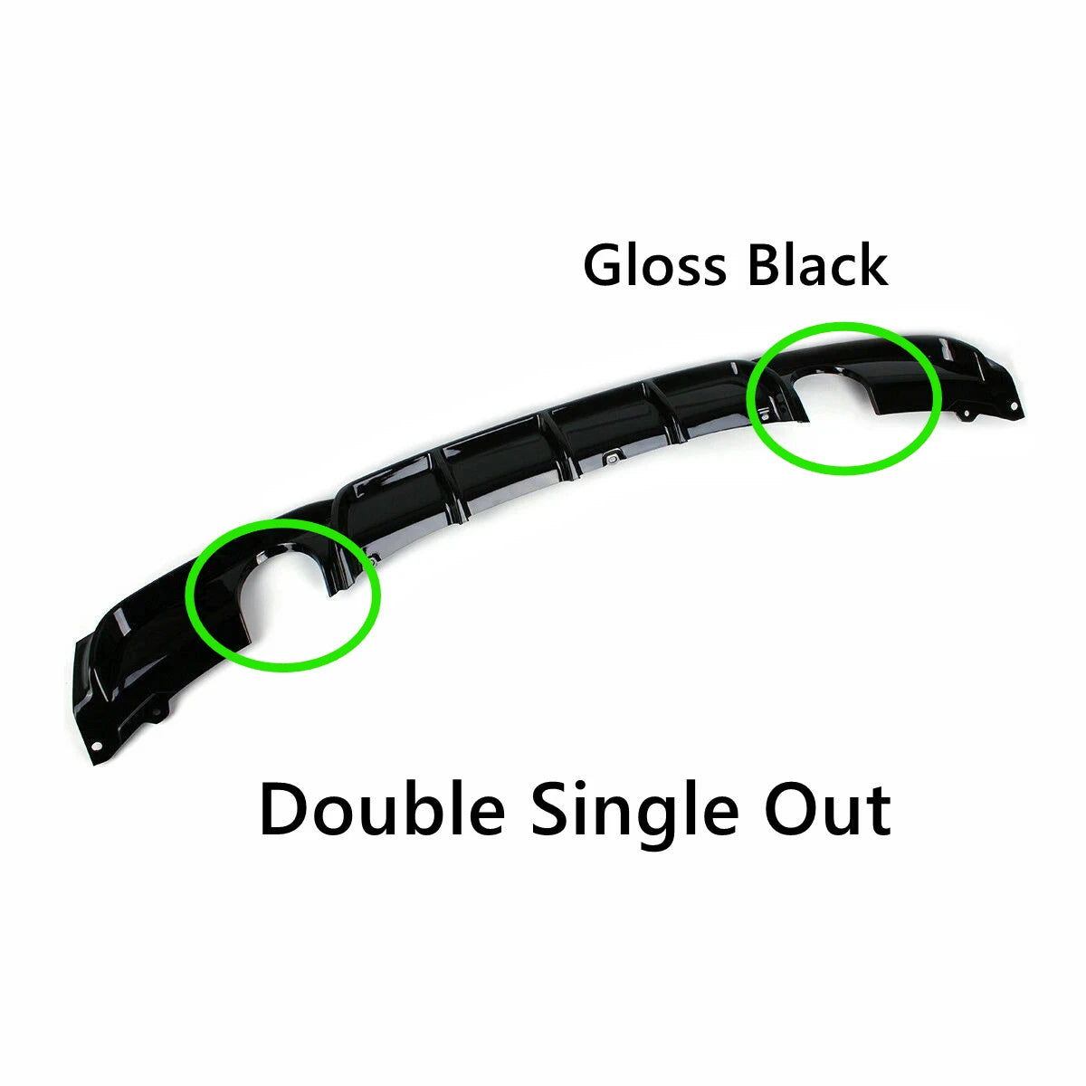 For BMW 3 Series F30 F35 2026-2026 Car Rear Bumper Lip Diffuser Refit MP Style Accessories Spoiler Exterior Parts Body Kits