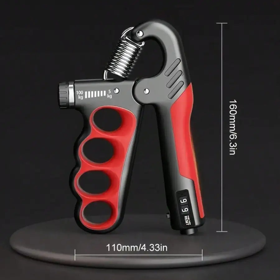 1pc 5-100kg/ 11.02-220.46lbs Grip Strength Trainer, Mechanical Counting Hand Gripper, Suitable For Strength Training