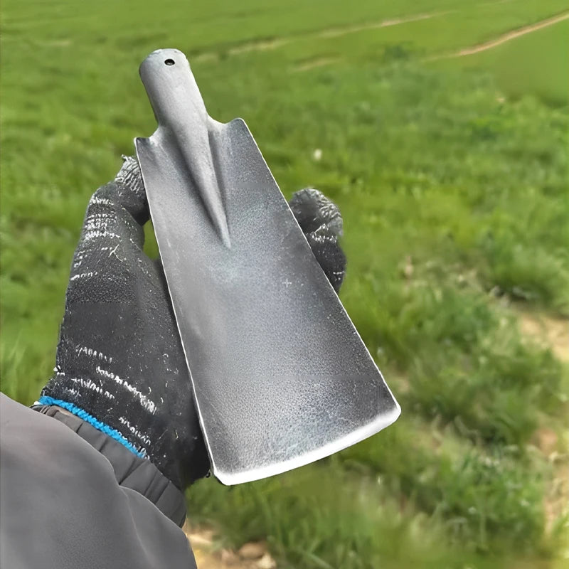 1Pc Thickened Manganese Steel Garden Shovel - Small Spade for Soil Planting Mountain Herd Agricultural Digging Work Tool