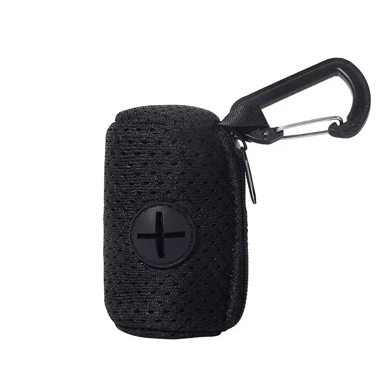 Hanging Dog Poop Bag Holder - Leash Clip Waste Bag Dispenser