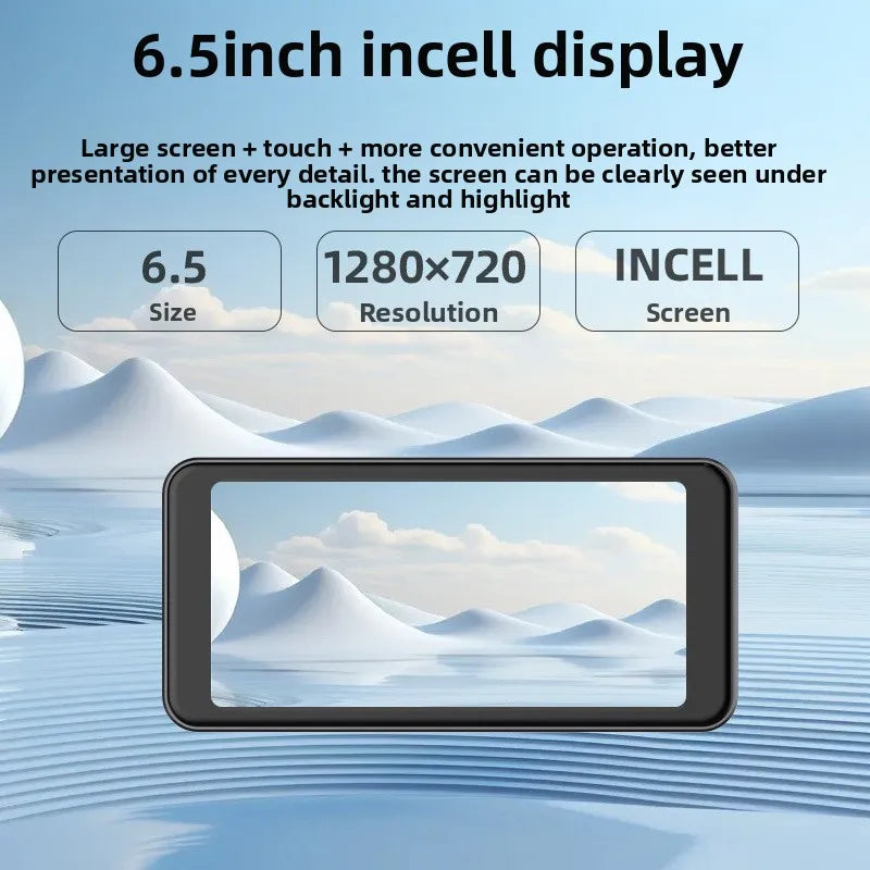 2CH Wireless Carplay Android Auto Waterproof 6.5 Inch Touch Vehicle Display Wi-Fi Bluetooth Smart Screen Car Navigation Device