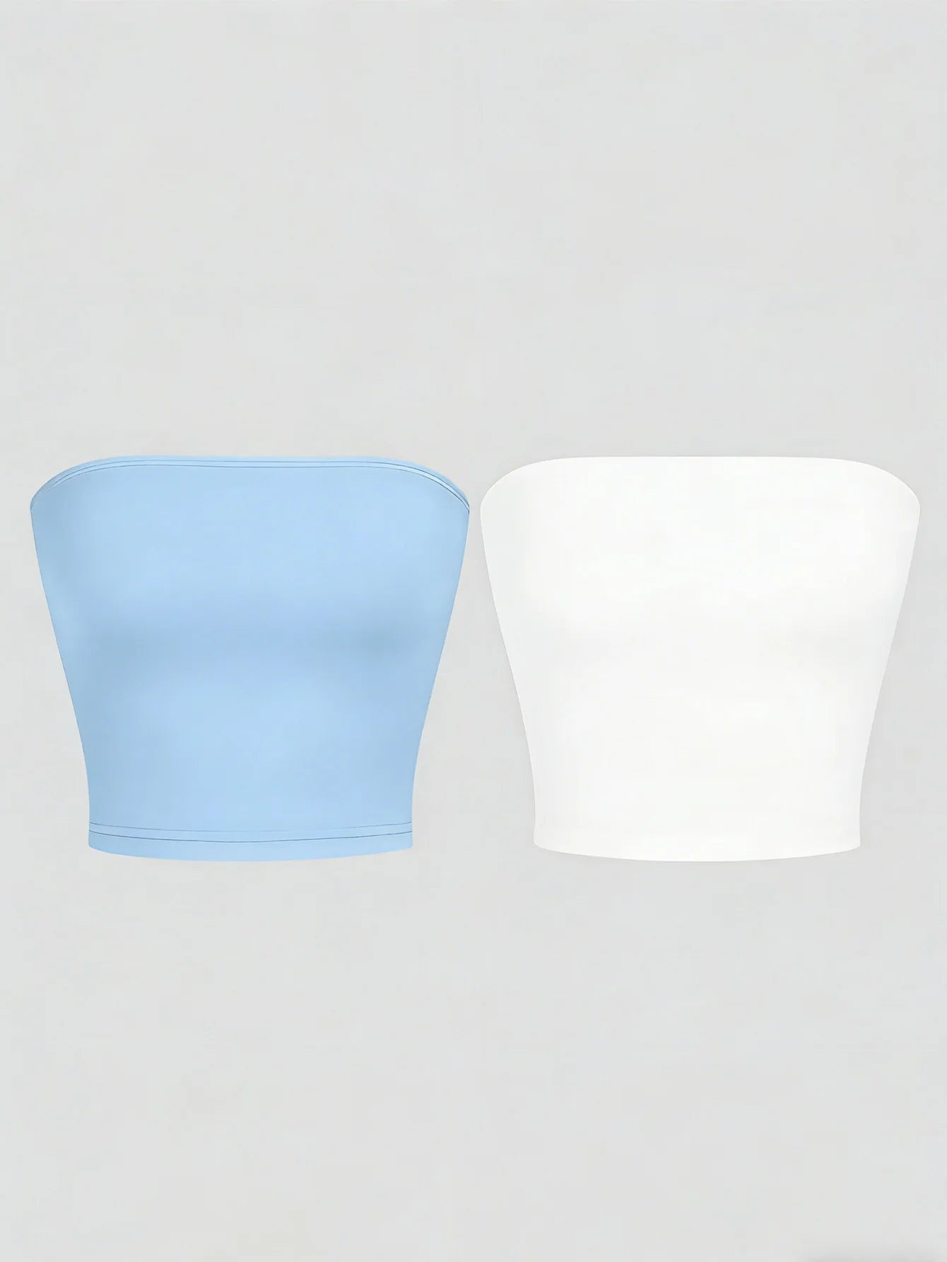 Women's Strapless Backless Halter Blouse, 2-Pack — Sexy Summer Tops