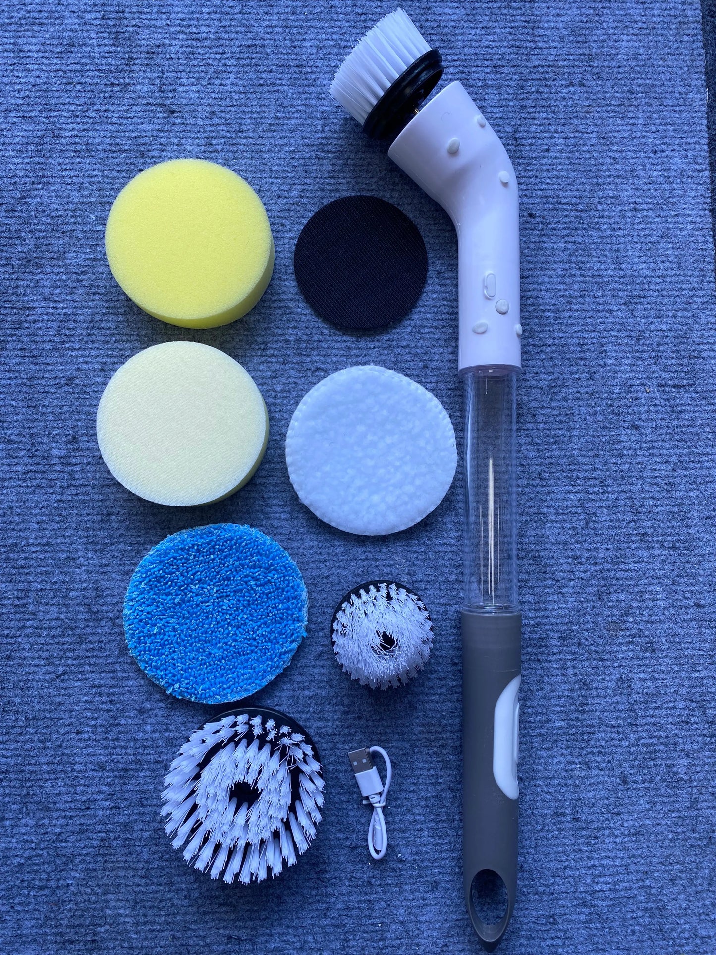 New Style Electric Cleaning Brush 5 in 1 Electric Multi-functional Home USB Automatic Cleaning Brush for Kitchen & Bathroom