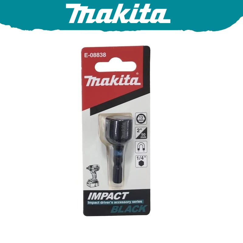 Makita Impact Black Magnetic Sleeve Series Hexagonal Handle Adapter Drill Drive Bit Tool Accessories