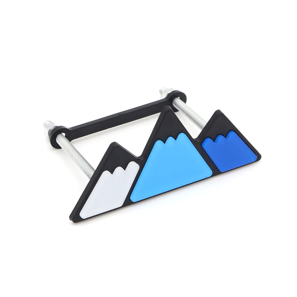 3 Colors Grille Badge Emblem Logo For Toyota Tacoma Tundra 4Runner TRD Highlande Rav4 CHR Strip Air Inlet Auto Car Accessories