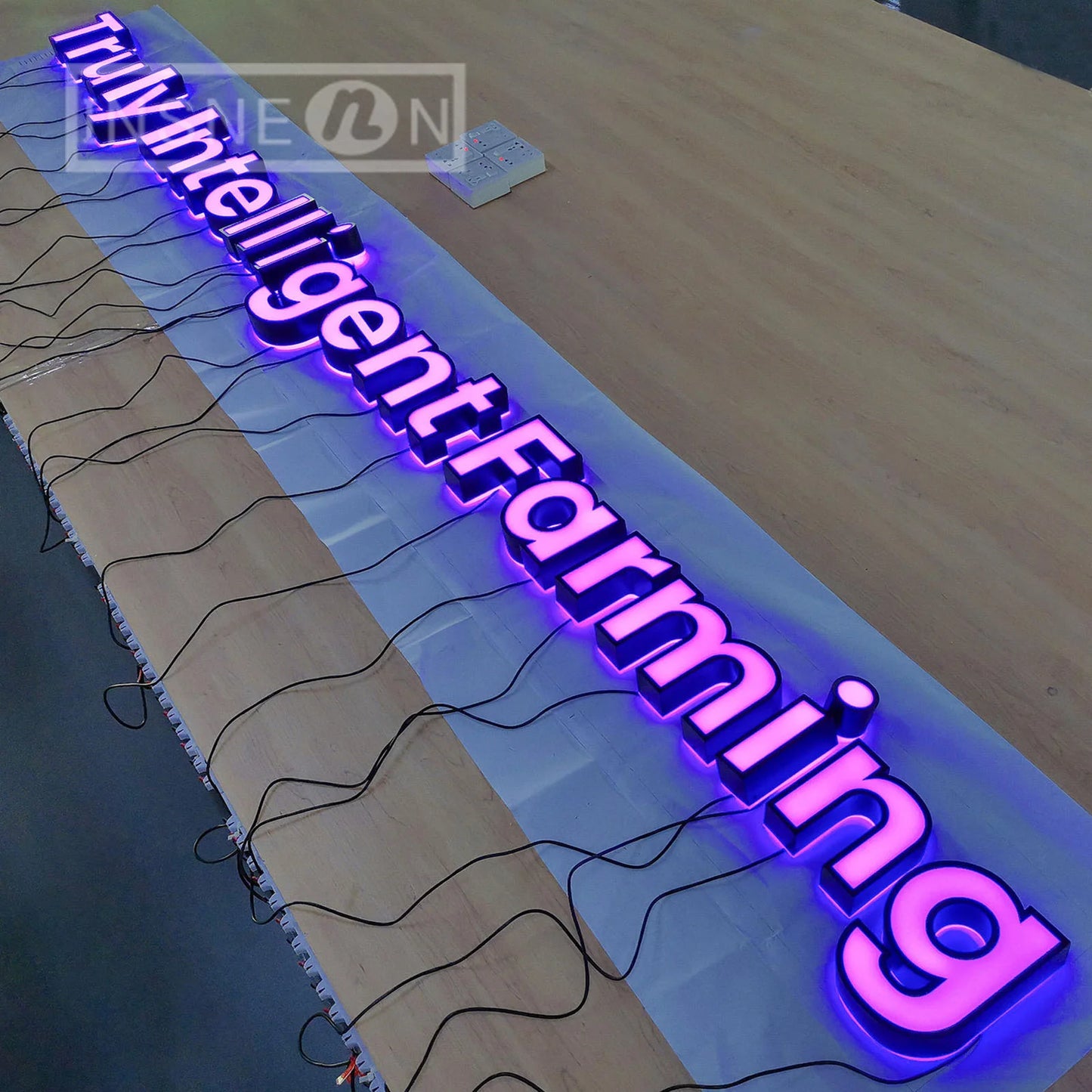 Custom 3D LED Business Sign — Illuminated Metal Letter Logo