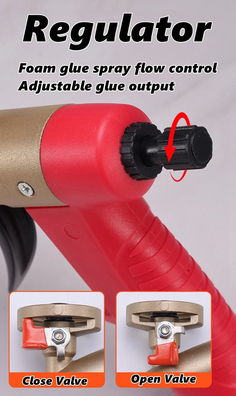 Foam Glue Spray Gun PU Spray Foam Gun Sealant Application Gun Spray Insulation Expanding Foam Gun Applicator Caulking Tool