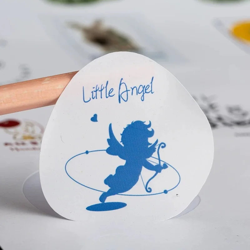 500PCS Custom Stickers and Customized Logo Wedding Baptism Stickers Design Your Own Logo Stickers Personalize Stickers