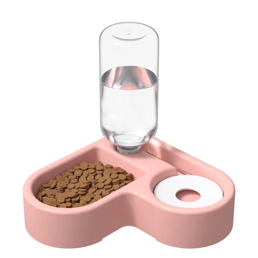 Double Pet Bowl with Water Dispenser - Food & Drink Station – photo 6