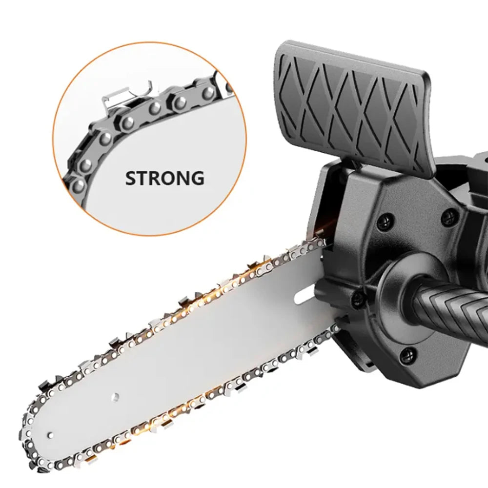 JANGKLIFE 4/6 Inch Electric Drill Modified To Electric Chainsaw adapter Tool Portable Conversion Head Kits Woodworking Pruning