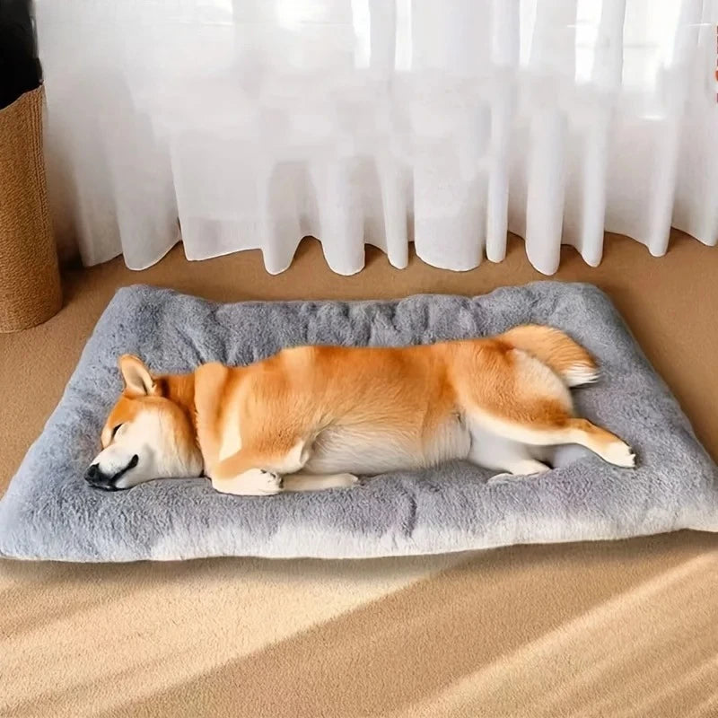 Dog Pet Beds 120*60cm Extra Large Plush Dog Bed Sofa Thickened Super Soft Polyester Pet Mat Dog Crate Mat Bed For Large Dog Bed