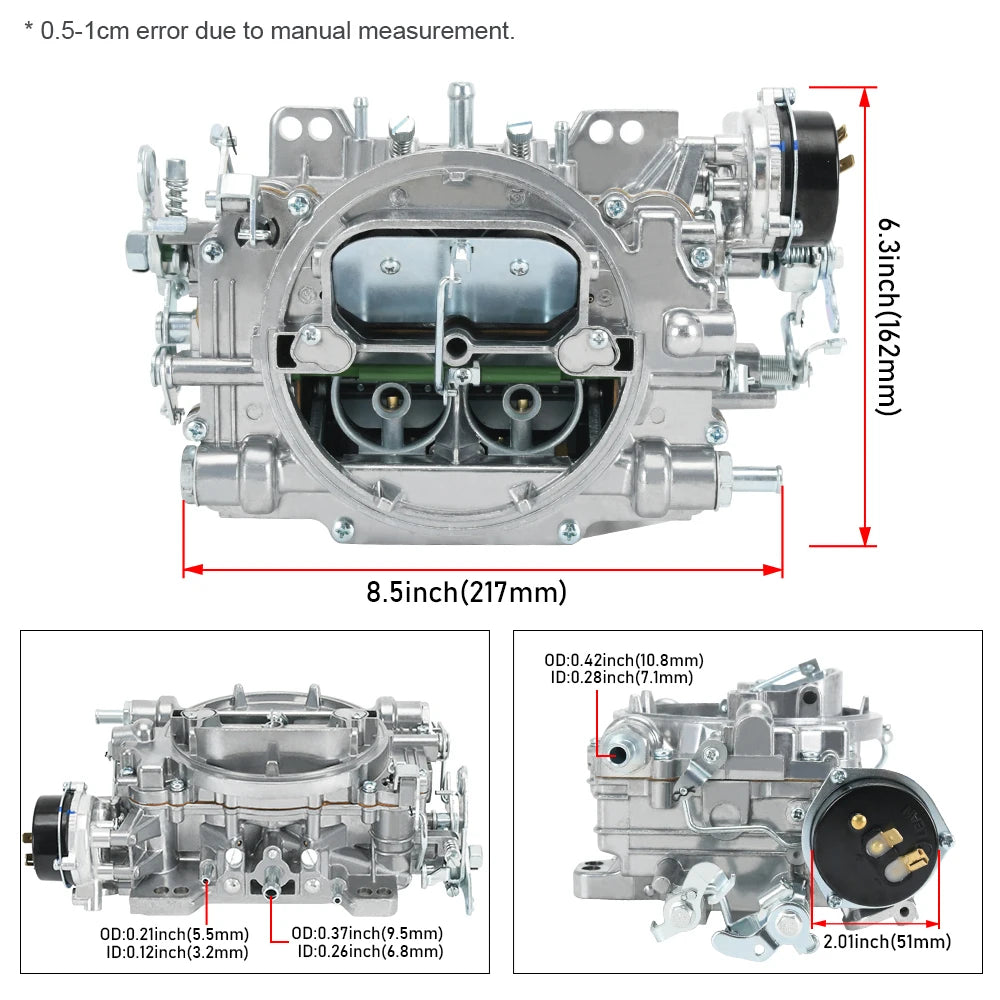 1406 Carburetor Replace Parts High Quality Cbrt-1406 for Performer 600 CFM Square Bore 4 Barrel with Electric Choke