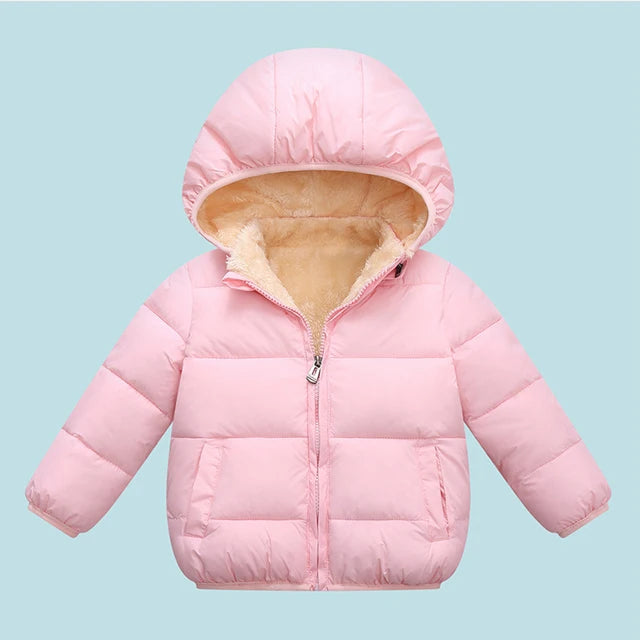 Kids Cartoon Hooded Puffer Coat - Plush Lined Winter Jacket - photo 16