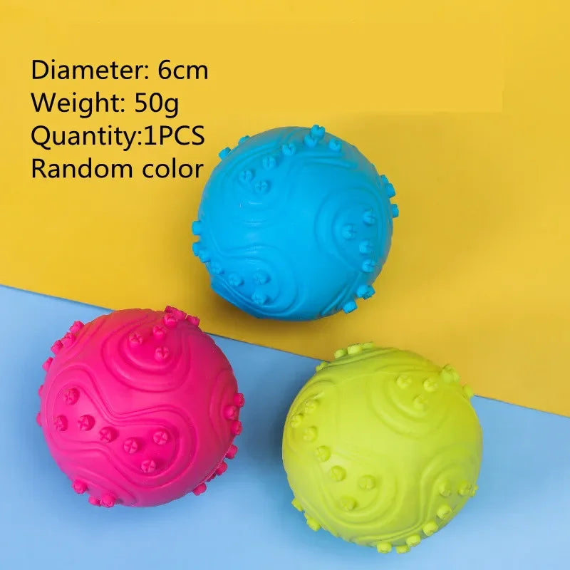 Rubber Chew Toy for Small Dogs - Non-Toxic Puppy Toy