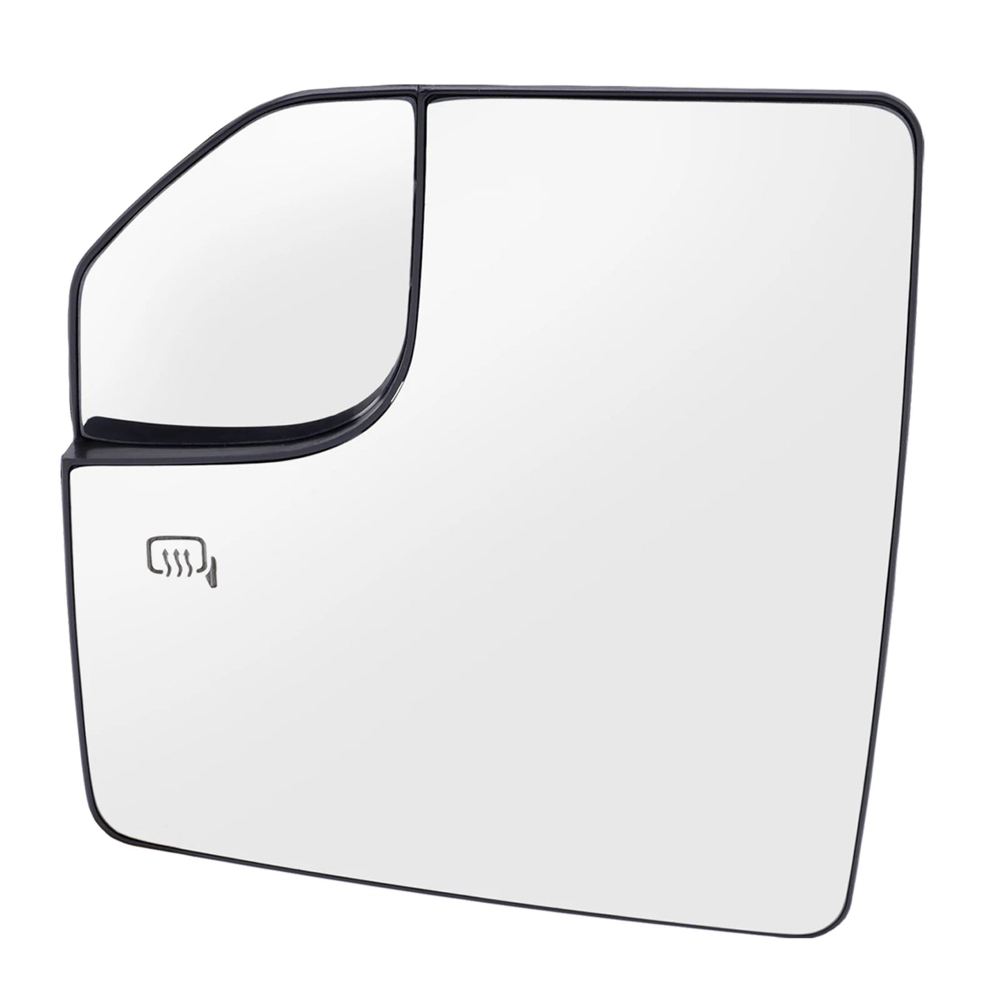 Heated Wide-Angle Mirror Glass with Backing Plate for Ford F-150 2015–2020