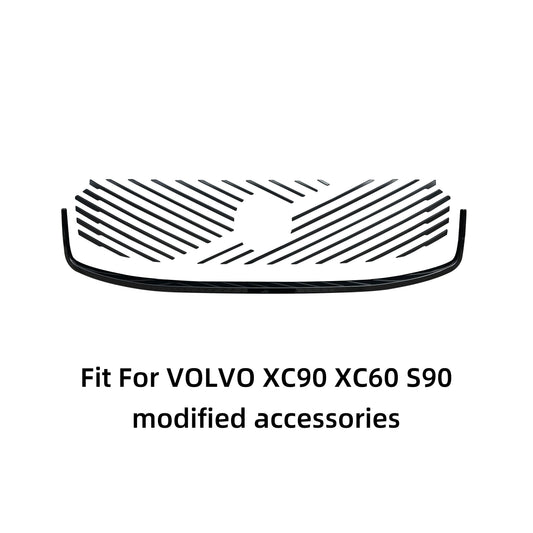 Volvo XC60 XC90 S90 2026 Grille Modification Upgrade – ABS Bright Black Double-Sided Adhesive Install