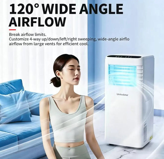 Portable Air Conditioners 3 in 1 Portable Cooling AC with Dehumidifier Floor Air Conditioner for Home