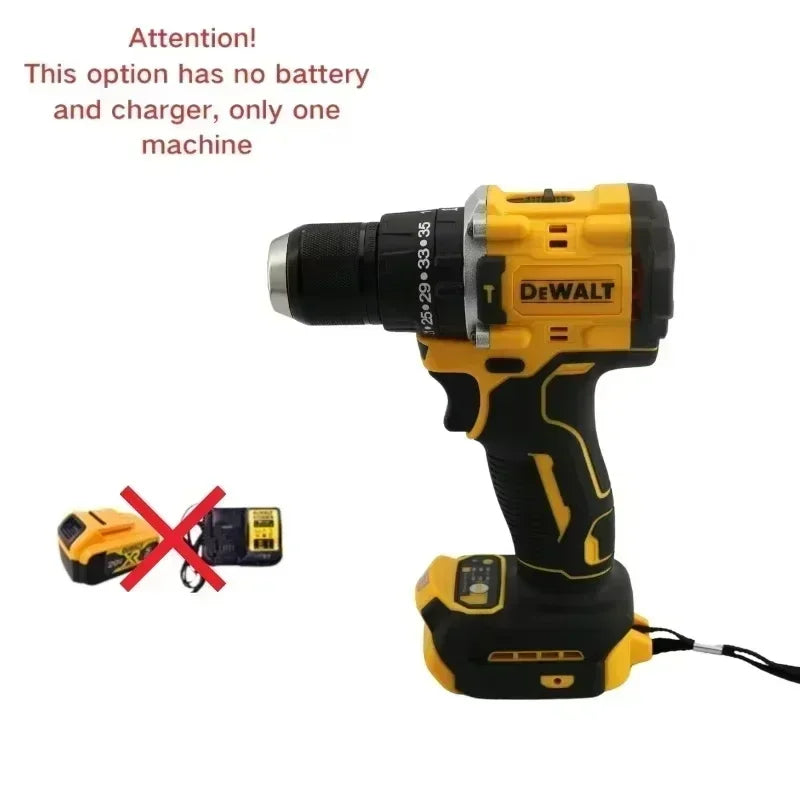 2026 NEW DEWALT DCD805 20V Power Tools Brushless Impact Drill Cordless Electric Screwdriver Multi-Function Hand Drill 668