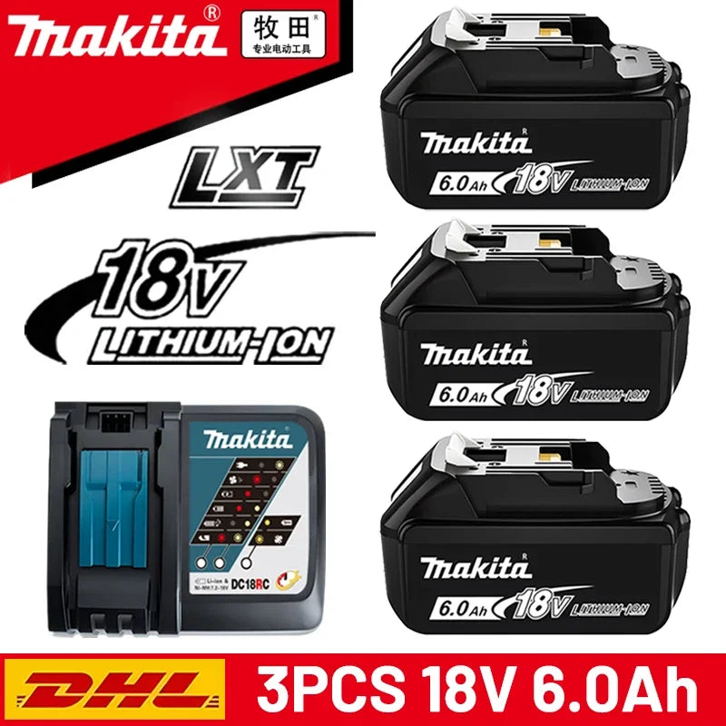 Makita 18V battery High Capacity Original Genuine 3Ah 5Ah 6Ah 9Ah Li-ion for Cordless Drill Grinder Wrench Handheld Tools