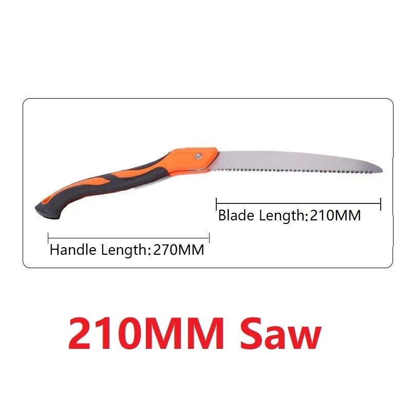 LAOA SK5 Folding Garden Saw – Portable Hand Pruning Saw for Branches, Camping & Logging