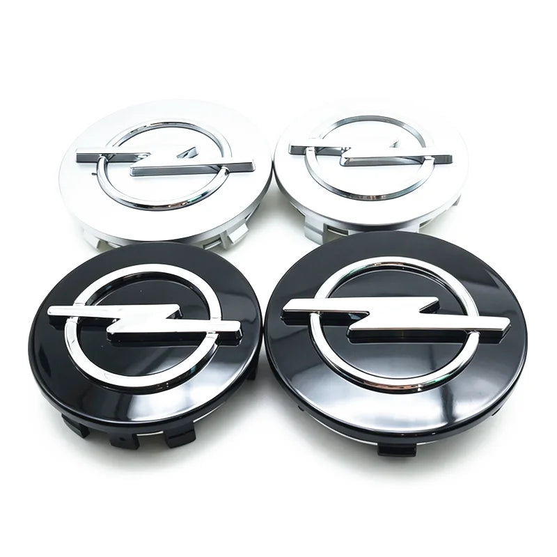 4 Pcs 56mm 59mm 60mm 64mm 68mm Opel Car Wheel Center Hub Caps Logo Badge Emblem Rim Hubcap Dust-proof Cover Auto Accessories