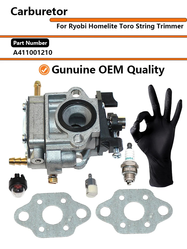 Carburetor For Homelite Ryobi Toro 51950 51970 51990 985473001 WYJ-345